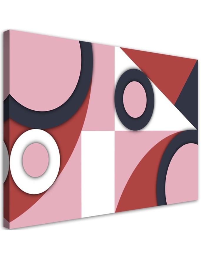 Canvas prints for living room - Geometric shapes abstract | FEEBY