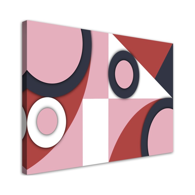 Canvas prints for living room - Geometric shapes abstract | FEEBY