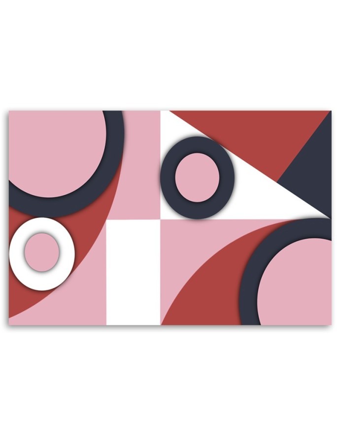 Canvas prints for living room - Geometric shapes abstract | FEEBY