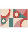 Stylish Canvas paintings for living room - Colourful shapes abstract | FEEBY