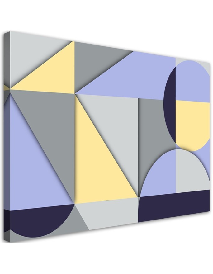 Elegant Canvas paintings for living room - Geometric shapes abstract | FEEBY
