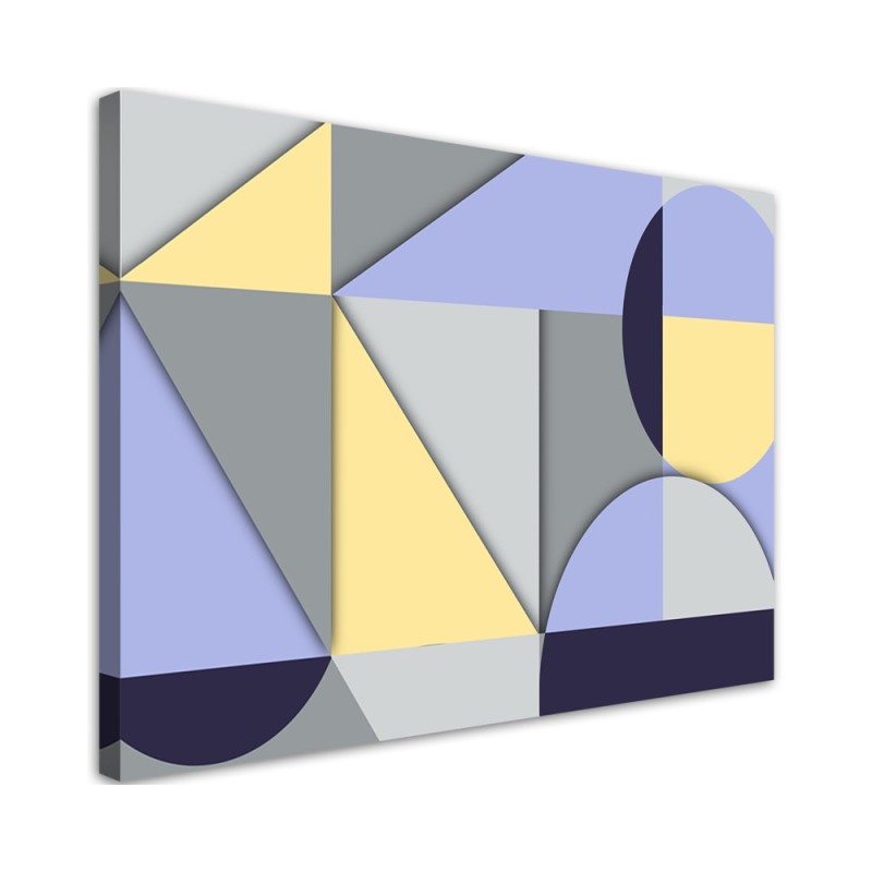 Elegant Canvas paintings for living room - Geometric shapes abstract | FEEBY