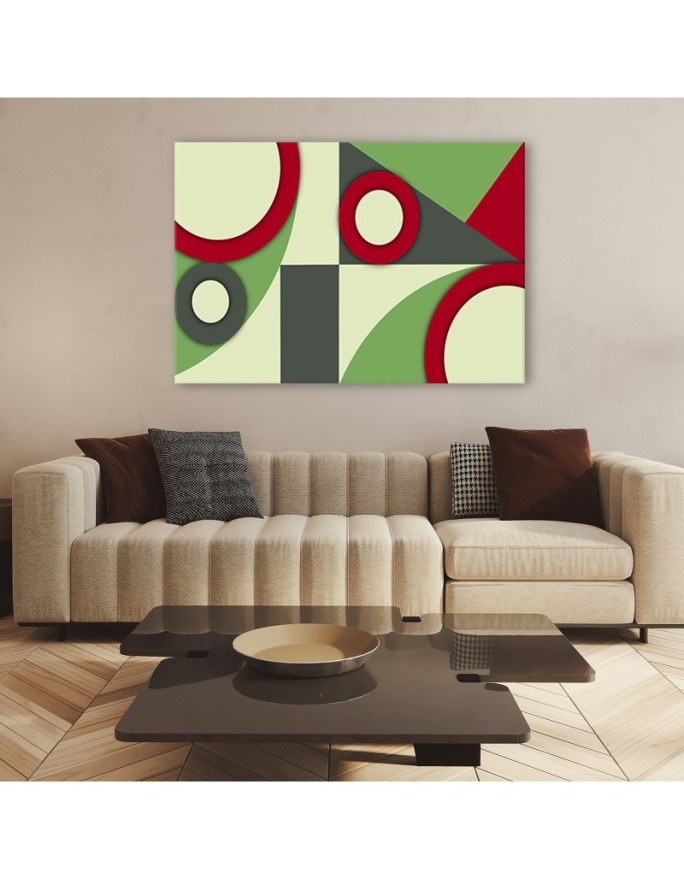 Trendy Canvas paintings - Geometric shapes abstract | FEEBY