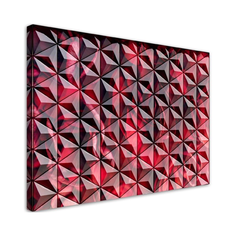 Designer paintings for the office - Red geometry | FEEBY