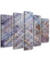 Five-piece Canvas painting - Abstract geometric shapes | FEEBY