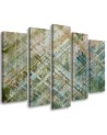 Canvas print for the study - Abstract geometric shapes | FEEBY