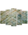 Canvas print for the study - Abstract geometric shapes | FEEBY