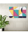 Modern painting - Geometric shapes abstract | FEEBY