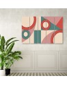 Fashionable painting - Colourful shapes abstract | FEEBY