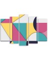 Modern painting - Geometric shapes abstract | FEEBY