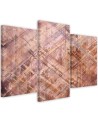Triptych wall painting - Abstract geometric shapes | FEEBY