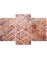 Triptych wall painting - Abstract geometric shapes | FEEBY