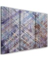 Triptych wall painting - Abstract geometric shapes | FEEBY
