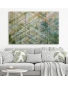 Triptych wall painting - Abstract geometric shapes | FEEBY