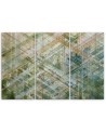 Triptych wall painting - Abstract geometric shapes | FEEBY
