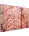 Triptych wall painting - Abstract geometric shapes | FEEBY