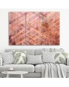 Triptych wall painting - Abstract geometric shapes | FEEBY