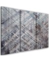 Triptych wall painting - Abstract geometric shapes | FEEBY
