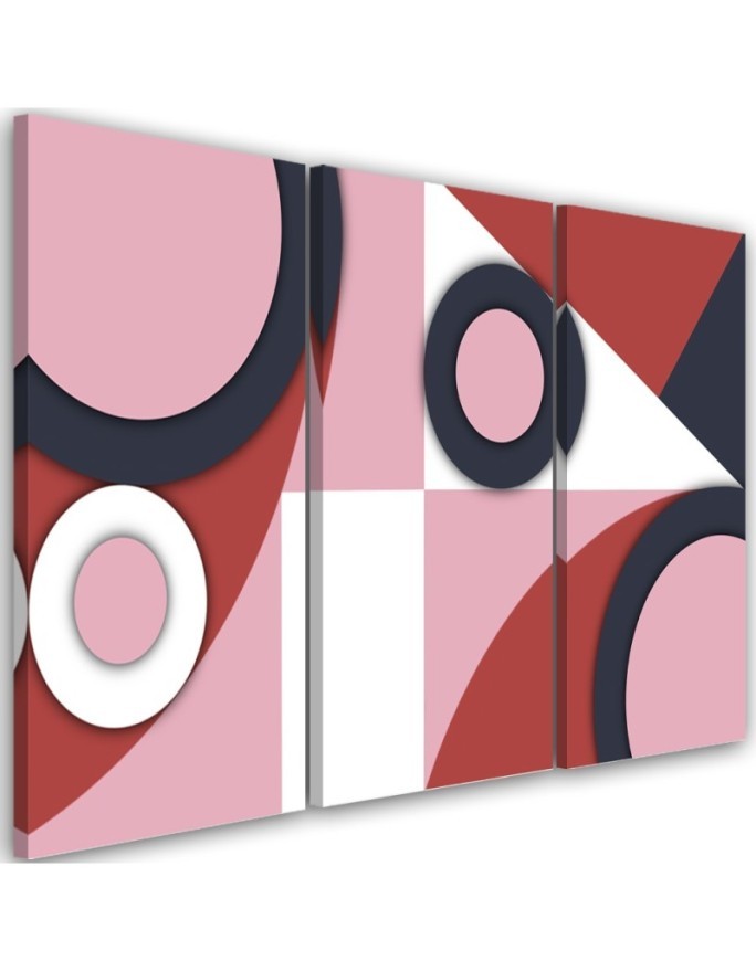 Designer paintings for living room - Colourful shapes abstract | FEEBY
