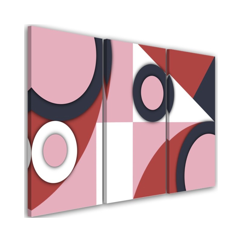 Designer paintings for living room - Colourful shapes abstract | FEEBY