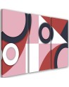 Designer paintings for living room - Colourful shapes abstract | FEEBY