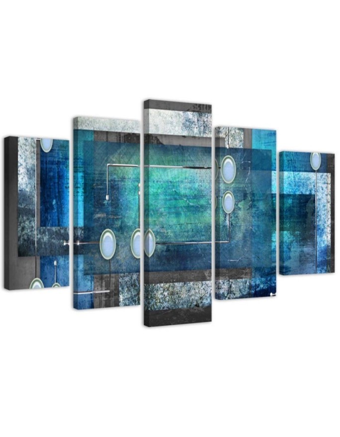 Picture for the office 5-part - Blue composition | FEEBY