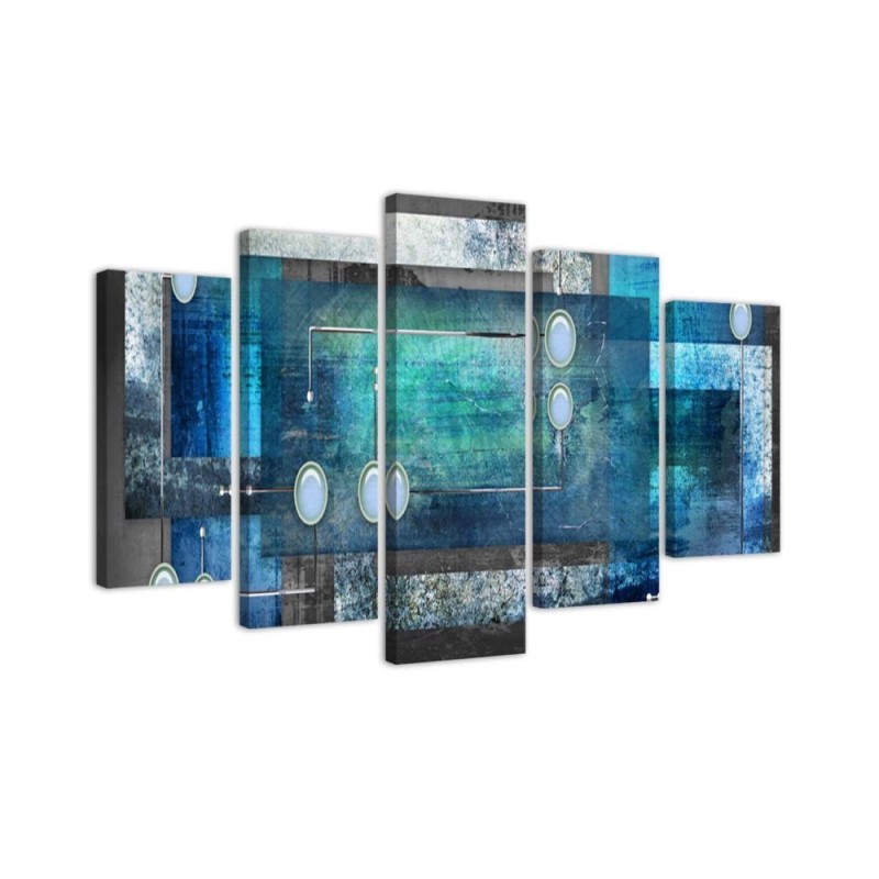 Picture for the office 5-part - Blue composition | FEEBY