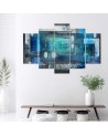 Picture for the office 5-part - Blue composition | FEEBY
