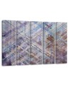 Canvas print 5-part - Abstract geometric shapes | FEEBY