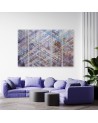 Canvas print 5-part - Abstract geometric shapes | FEEBY
