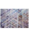 Canvas print 5-part - Abstract geometric shapes | FEEBY