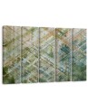 Canvas print 5-part - Abstract geometric shapes | FEEBY