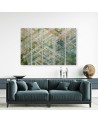 Canvas print 5-part - Abstract geometric shapes | FEEBY