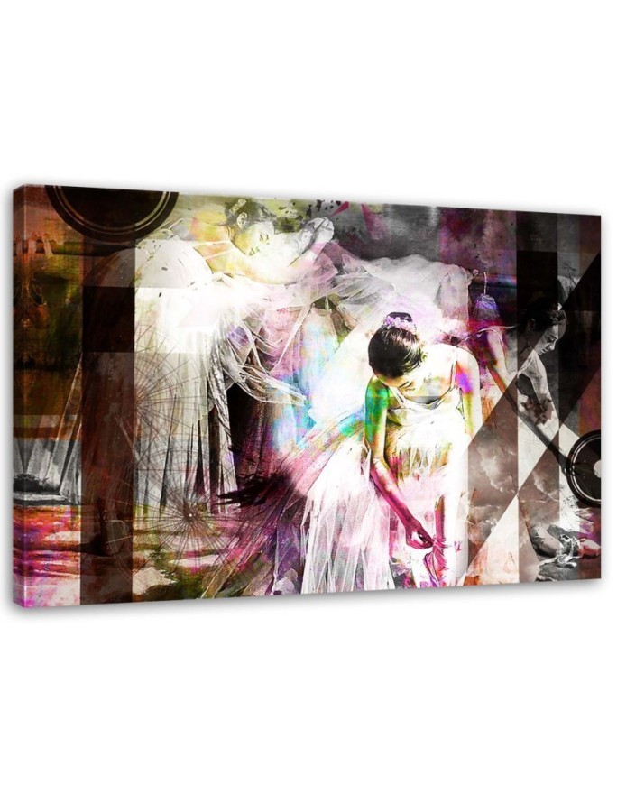 Canvas prints for modern living room - Ballerina abstract | FEEBY