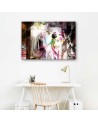 Canvas prints for modern living room - Ballerina abstract | FEEBY