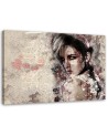 Prints on canvas for bedroom - Beautiful woman abstract | FEEBY