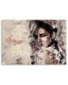 Prints on canvas for bedroom - Beautiful woman abstract | FEEBY