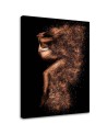 Canvas prints for modern bedroom - Beautiful woman in gold dust | FEEBY