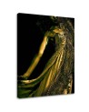 Canvas prints idea for bedroom - Woman in gold dust | FEEBY
