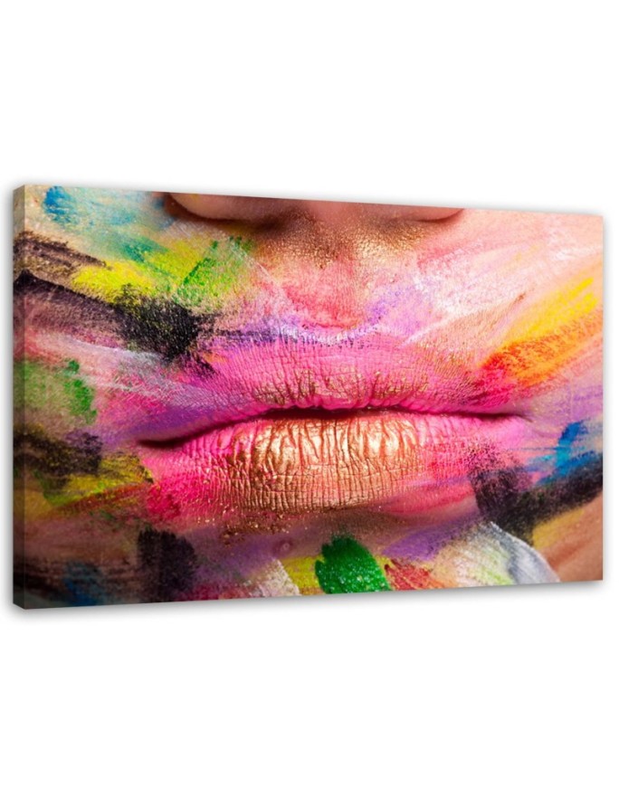 Canvas print Colourful Lips...