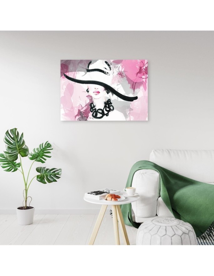 Canvas painting - Woman in a hat | FEEBY