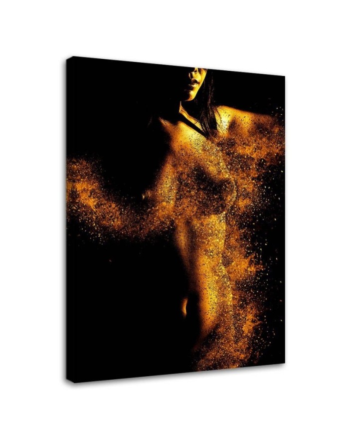 Canvas print Nudity in gold...