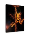 Modern wall painting - Woman dancing on a pole | FEEBY