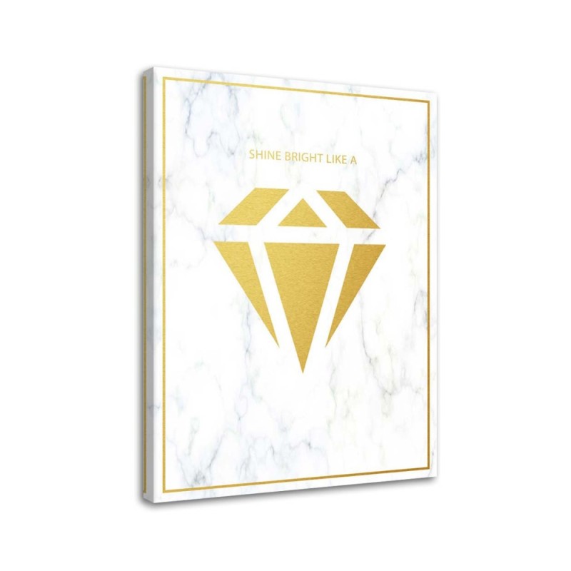 Glamour Canvas prints - Shine bright like a diamond | FEEBY