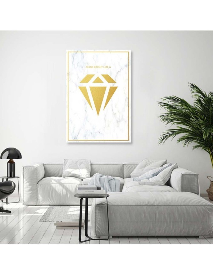 Glamour Canvas prints - Shine bright like a diamond | FEEBY
