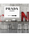 Glamour canvas painting - Prada Marfa White | FEEBY