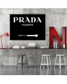 Glamour canvas painting - Prada Marfa Black | FEEBY