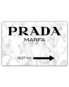Glamour canvas painting - Prada Marfa Grey | FEEBY
