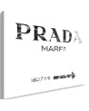 Glamour canvas painting - Prada Marfa Black and White | FEEBY