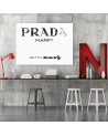 Glamour canvas painting - Prada Marfa Black and White | FEEBY